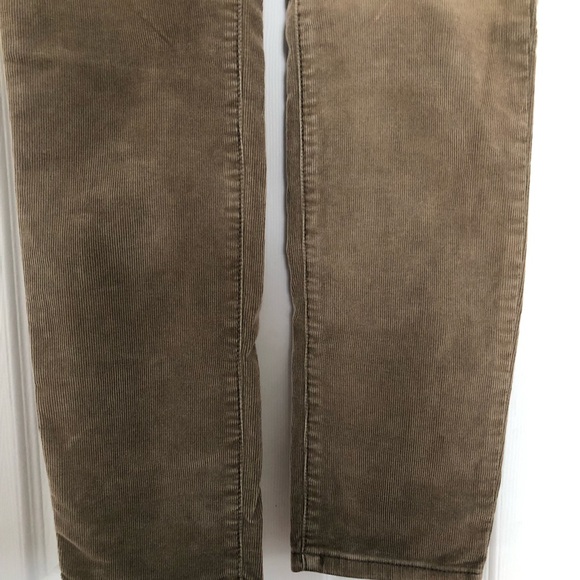 Free people corduroy pants tapered leg women’s size 26 brown/tan waist 32” - Picture 3 of 9